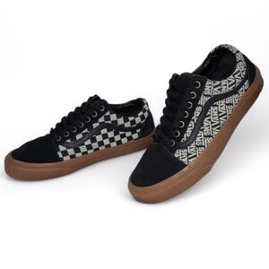 Vans Logo & Checker Sneakers